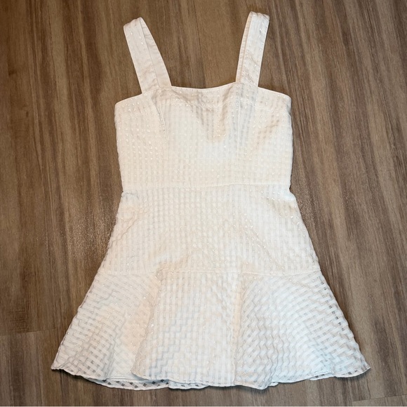 Amanda Uprichard Annalise Mini Dress in Gingham Organza - Picture 6 of 8